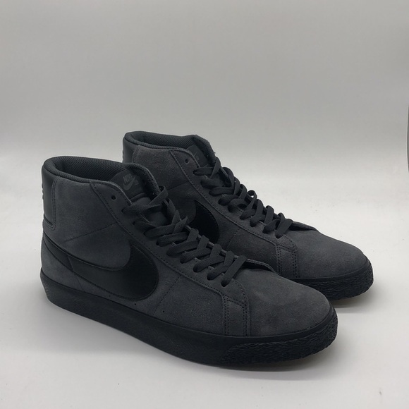 New Men’s Nike SB Zoom Blazer Mid Anthracite/Black-Anthracite FD0731-001 NWOB - Picture 2 of 5